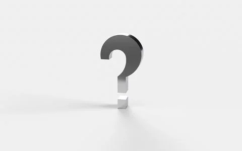 3d Question Mark Stock Illustration