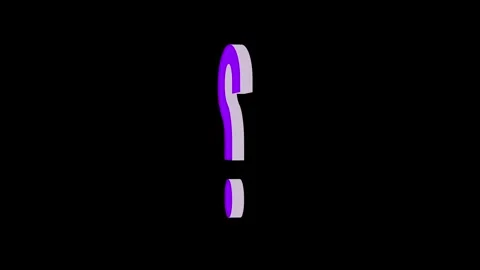 Purple Question Mark Stock Video Footage | Royalty Free Purple Question ...