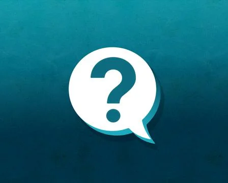 3d question mark Stock Photos