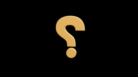 3d Question Mark Rotation Loop Animation. Stock Footage 320329598