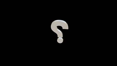 3d Question Mark Rotation Loop Animation. Stock Footage 320330013