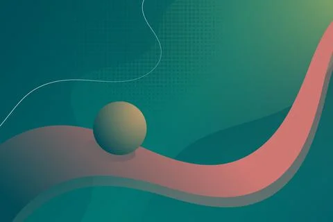 3D quiet abstract background with geometric shapes. Stock Illustration