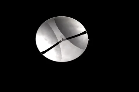 3d radar antenna moves 스톡 동영상 518868