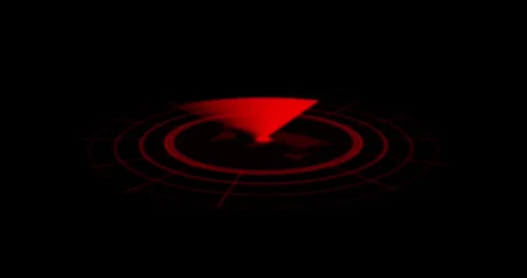 3D Radar Screen Animation. Futuristic Hud Interface With Rotating Scan animation Stock Footage 328966272