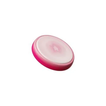 3d radish slice, ideal as a side dish for diet dishes, on a white background 스톡 일러스트