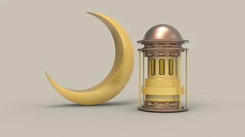 3D Ramadan kareem Background, 3d illustration イラスト素材