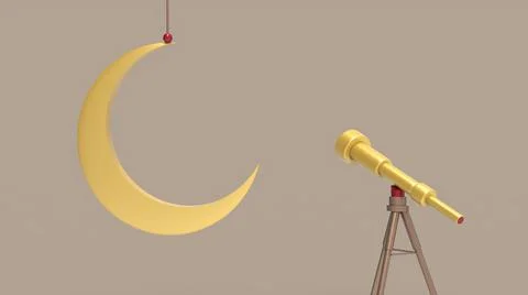 3D Ramadan kareem Background, 3d illustration イラスト素材