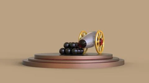 3D Ramadan kareem Background, 3d illustration Stock Illustration
