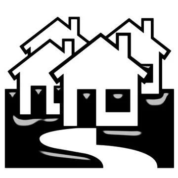 3D Real Estate Stock Illustration