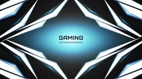 3d realistic abstract mechanical technology futuristic modern gaming background. Illustrazione stock