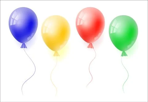 3d realistic balloon. Stock Photos