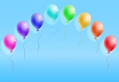 3d realistic balloon. Stock Photos