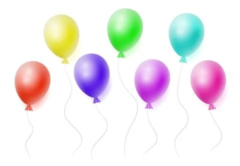 3d realistic balloon. Stock Photos