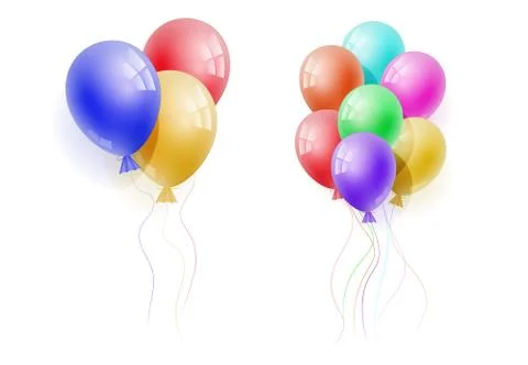 3d realistic balloon. Stock Photos