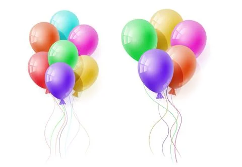 3d realistic balloon. Stock Photos