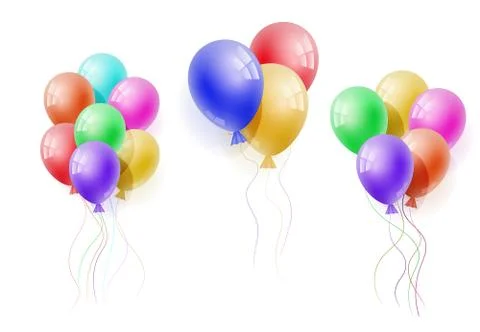 3d realistic balloon. Stock Photos