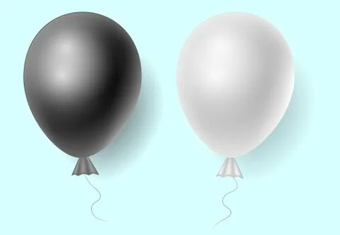 3d realistic balloon. Foto stock