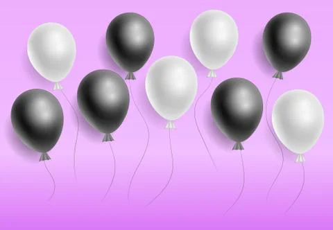 3d realistic balloon. Stock Photos
