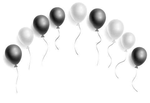 3d realistic balloon. Stock Photos