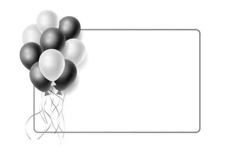 3d realistic balloon. Stock Photos