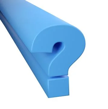 3d Realistic blue question mark. luxury template decorative design illustration Stock-Illustration