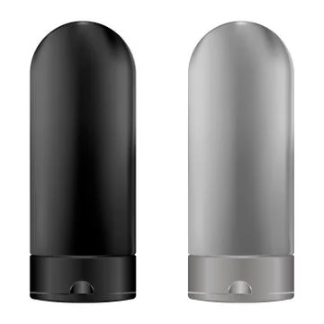 3d realistic bottle set for shampoo, gel. Stock Illustration