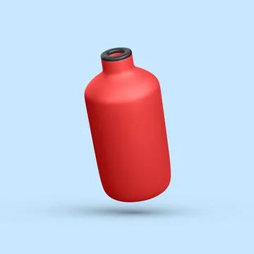 3d realistic disposable electronic cigarette isolated on light background. Mo Stock-Illustration