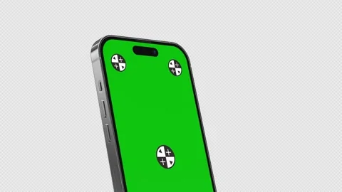  3d Realistic Generic Smartphone Device Mockup App Promo Mockup Template Stock Footage 332439453