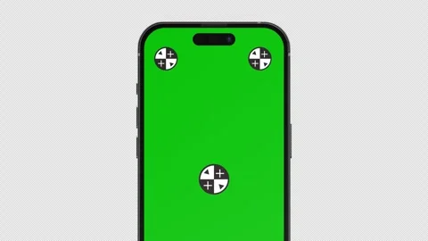  3d Realistic Generic Smartphone Device Mockup App Promo Mockup Template Stock Footage 332439466