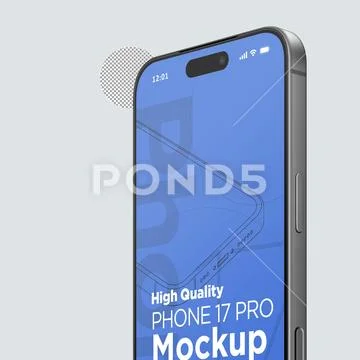  3d Realistic Generic Smartphone Device Mockup App Promo Mockup PSD Template PSD Template