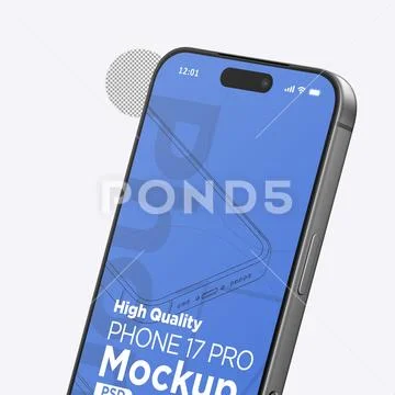  3d Realistic Generic Smartphone Device Mockup App Promo Mockup PSD Template PSD Template