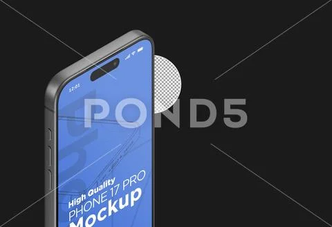  3d Realistic Generic Smartphone Device Mockup App Promo Mockup PSD Template PSD Template