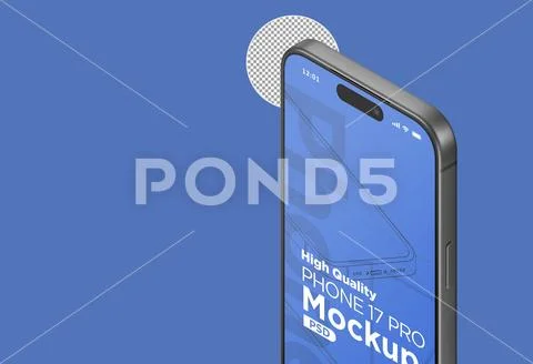  3d Realistic Generic Smartphone Device Mockup App Promo Mockup PSD Template PSD Template