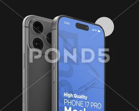  3d Realistic Generic Smartphone Device Mockup App Promo Mockup PSD Template PSD 템플릿