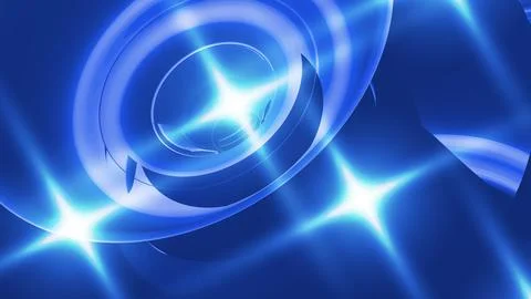3d realistic gradient blue color background design with light effect vector Stock Illustration