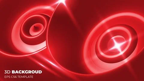 3d realistic gradient red color background design with light effect vector 스톡 일러스트