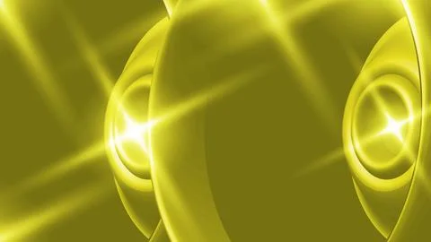 3d realistic gradient yellow color background design with light effect vector 库存插图
