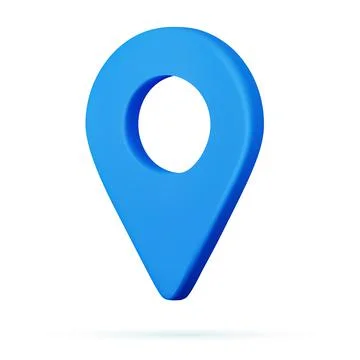 3D Realistic Location map pin gps pointer markers イラスト素材
