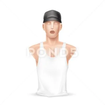 3d realistic mannequin in sport clothing: Royalty Free #115698874