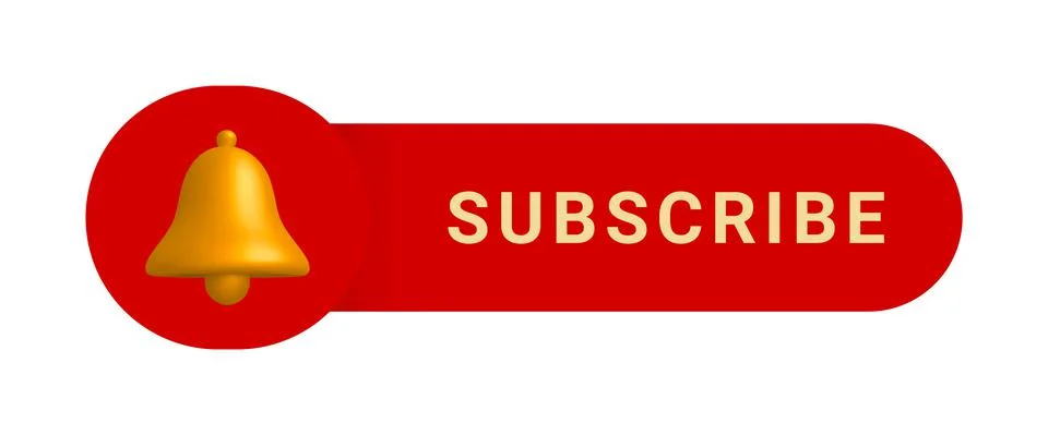 3d realistic notification bell . Vector illustration. Stock Illustration