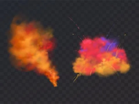 3d realistic paint powder explosion, Holi festival 스톡 일러스트