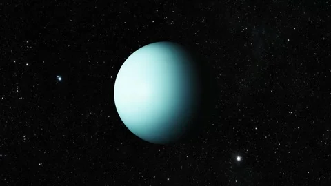 3d Realistic Uranus Planet Space Galaxy, Space Galaxy Planet Stock Footage 315003862
