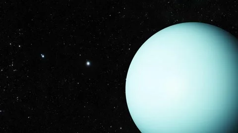 3d Realistic Uranus Planet Space Galaxy, Space Galaxy Planet Video stock 315003884