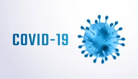 3d realistic vector of Coronavirus disease COVID-19 infection medical isolate Stock Illustration