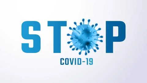 3d realistic vector of Coronavirus disease COVID-19 infection medical isolate Stock Illustration