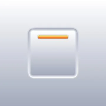 3D Rectangle shapes button neomorphism style, Vector illustration Stock Illustration