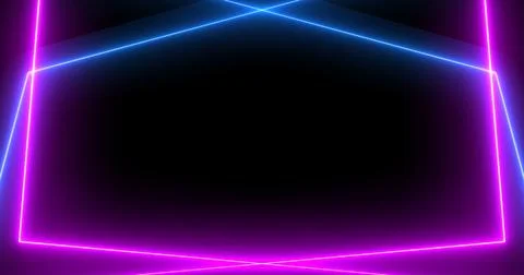 3d Rectangles moving background motion graphic in neon sign abstract colors.. イラスト素材