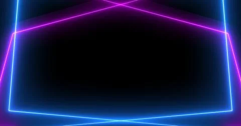 3d Rectangles moving background motion graphic in neon sign abstract colors.. イラスト素材