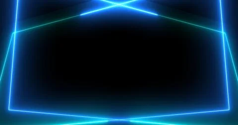 3d Rectangles moving background motion graphic in neon sign abstract colors.. イラスト素材