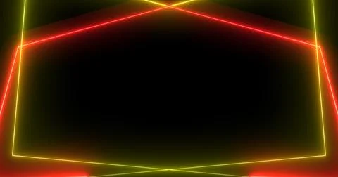 3d Rectangles moving background motion graphic in neon sign abstract colors.. Stock Illustration